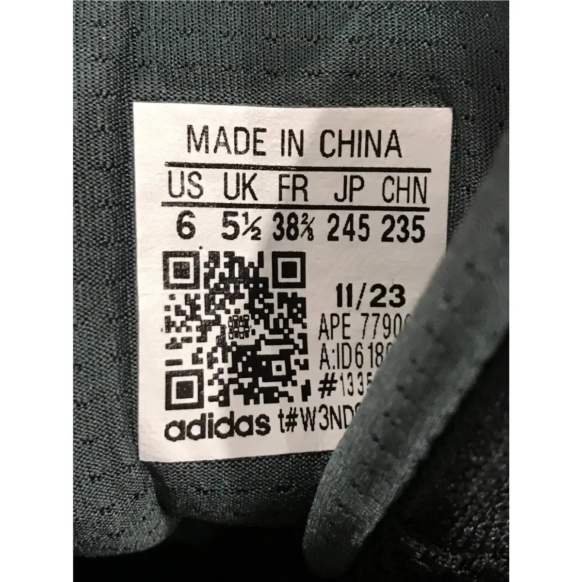 Adidas shoes - Core Black (UPC: 196466241733) 7
