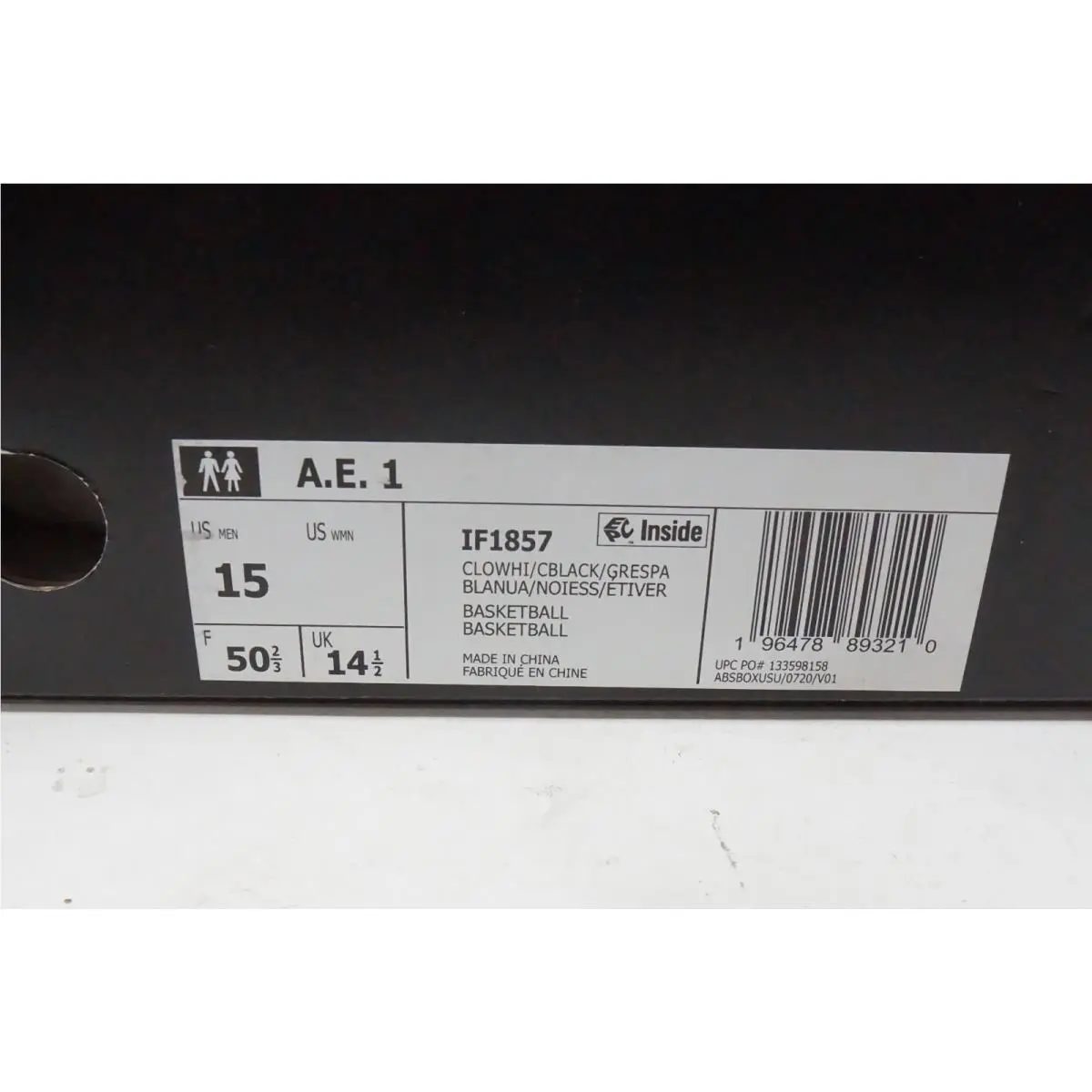 Adidas shoes - adidas AE1 - IF1857 - White, Manufacturer: Cloud White / Core Black / Green Spark 10