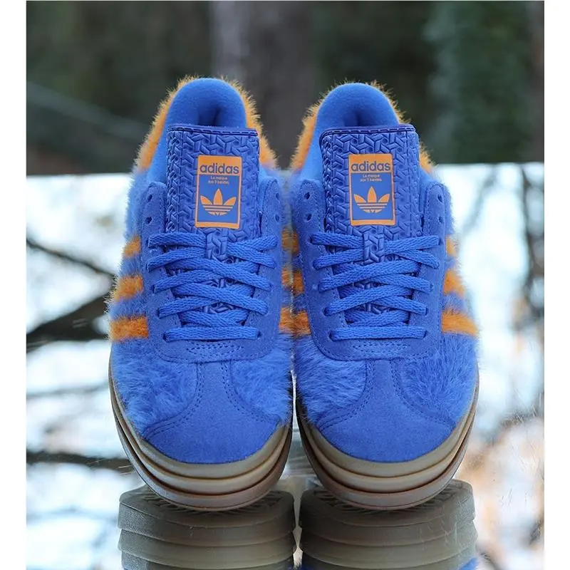 Adidas shoes - adidas Gazelle - Gazelle - JS3906 - Blue, way: Hi-Res Blue/Bright Orange/Gold Metallic 9