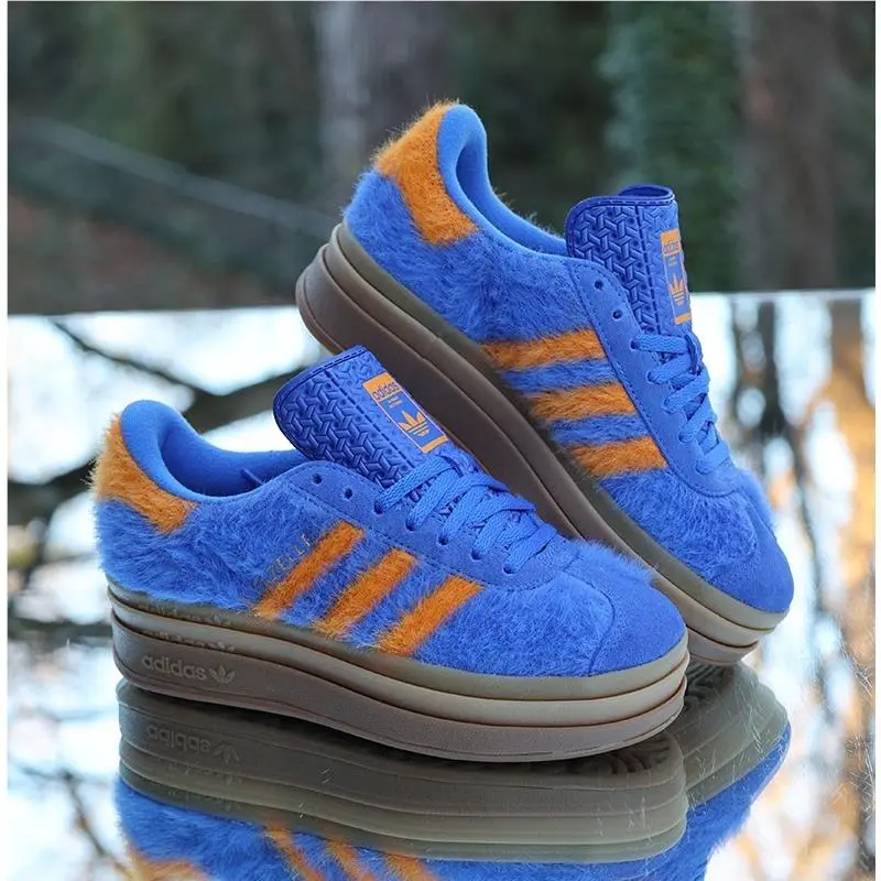 Adidas shoes - adidas Gazelle - Gazelle - JS3906 - Blue, way: Hi-Res Blue/Bright Orange/Gold Metallic 0