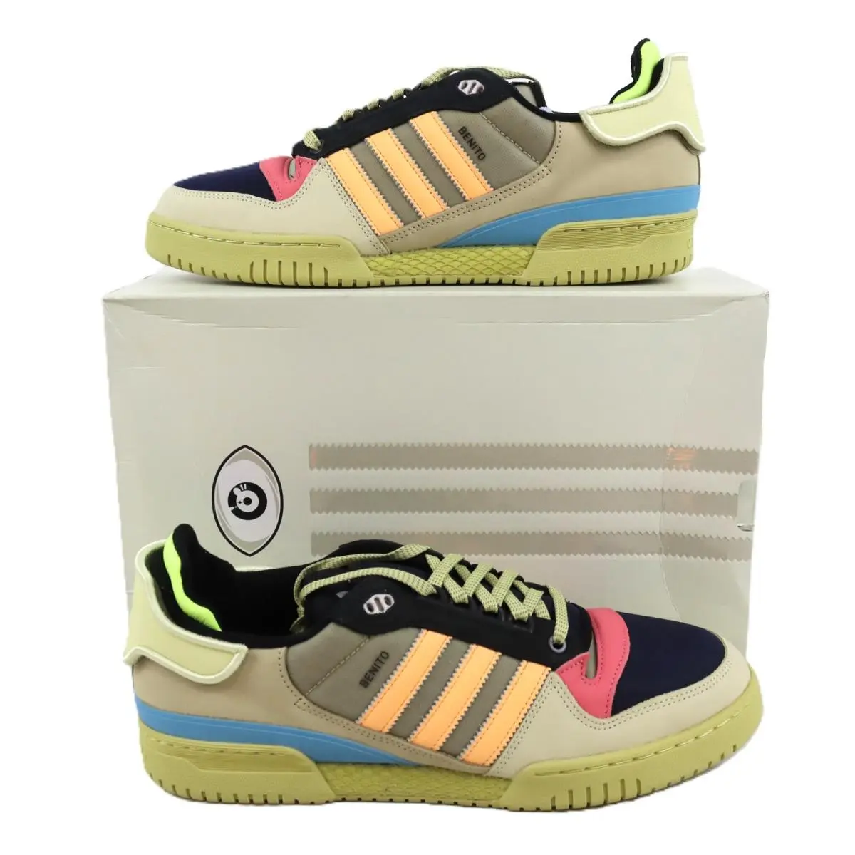 Adidas Bad Bunny Forum Pwr Everyday Casual Street Sneakers In Sand Men`s Size 13
