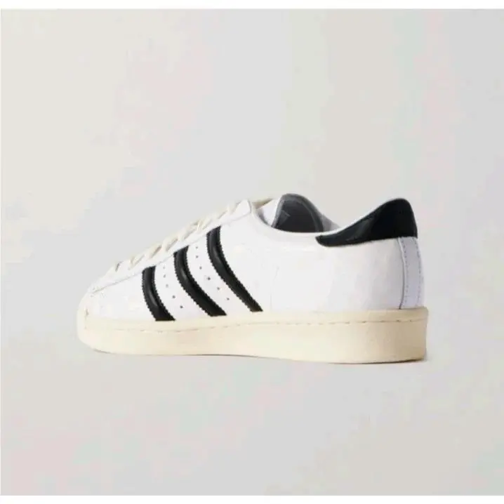 Adidas shoes - ADIDAS ORIGINALS Superstar  Ostrich Effect Leather Sneakers - JH5709 - White (UPC: 197615460753) 1