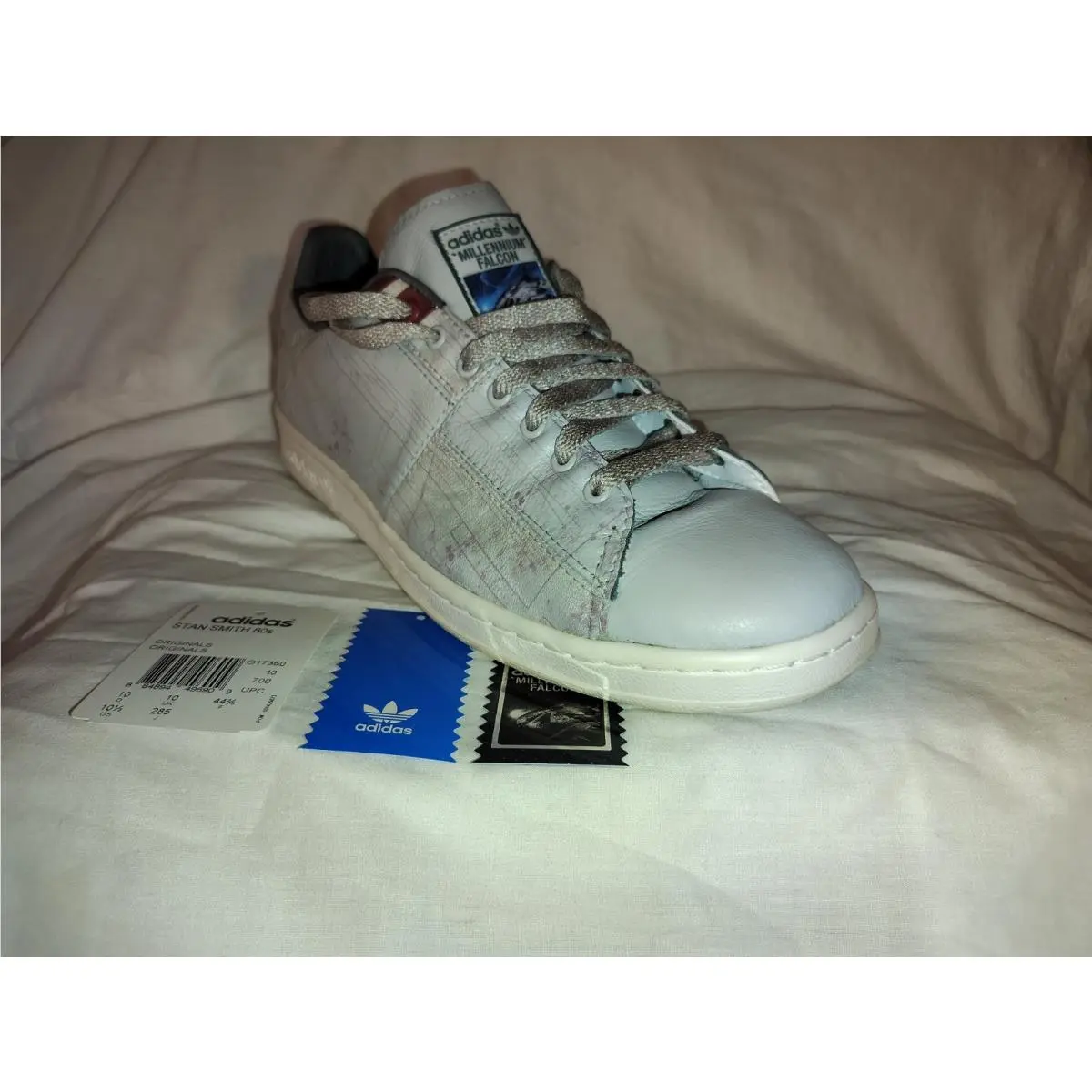 Adidas Star Wars Sneakers Men`s Size 10.5 Color Light Blueish/gray