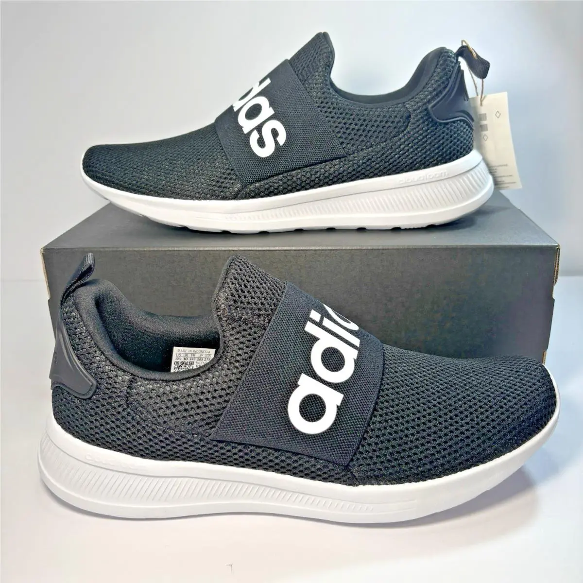 Adidas Men`s Lite Racer Adapt 4.0 Slip On Running Men’ Shoe Black Sz 10.5 HO4343