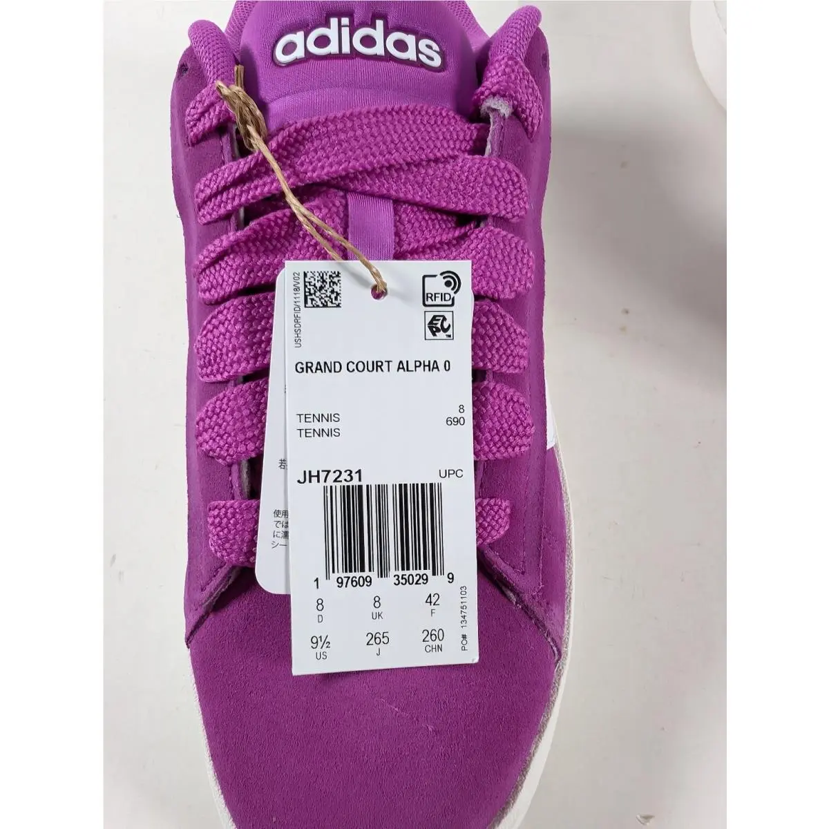Adidas shoes - Grand Court Aplha 00s - Grand Court Aplha - Purple White (UPC: 197609350299) 4