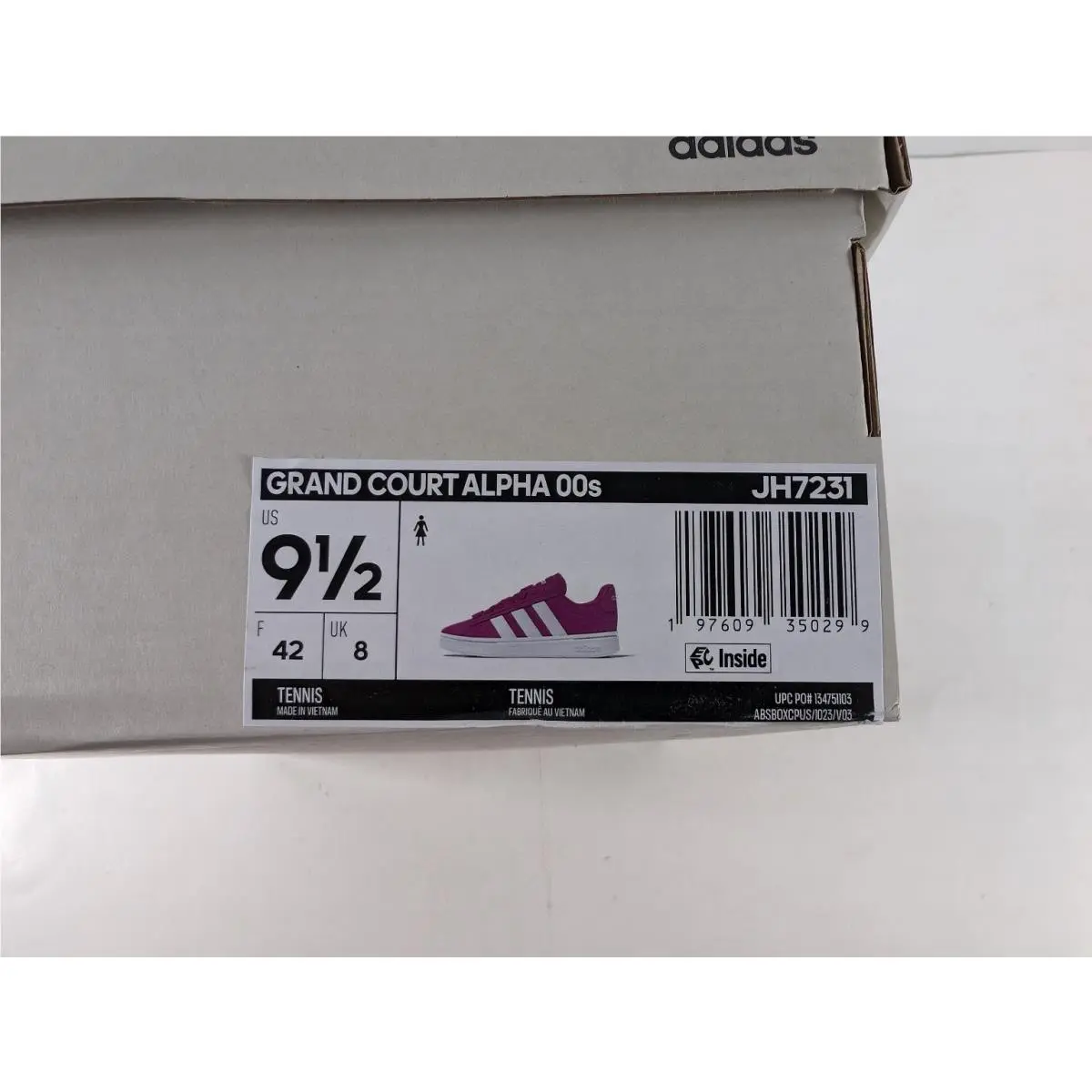 Adidas shoes - Grand Court Aplha 00s - Grand Court Aplha - Purple White (UPC: 197609350299) 5