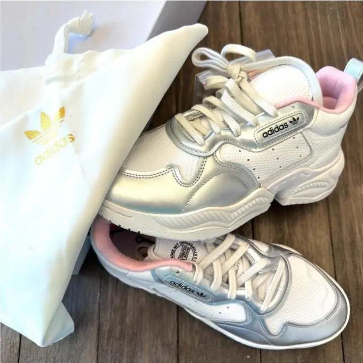 Adidas Originals Supercourt RX FV3671 Pink/white Crystal Sneakers Women 8.5