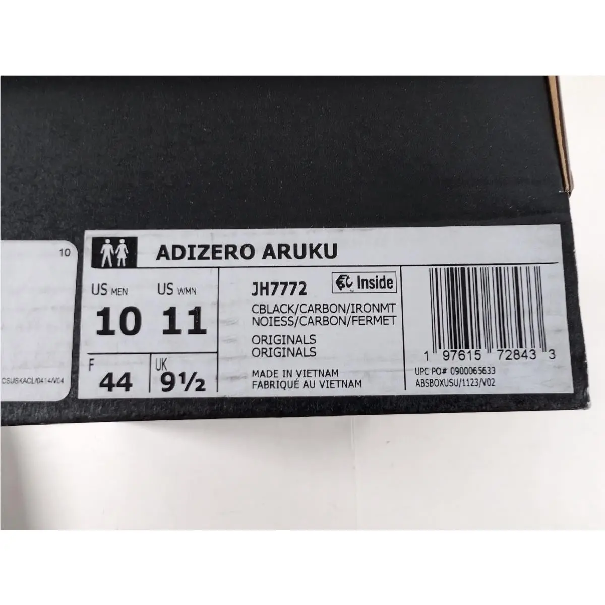 Adidas shoes - Adizero Aruku - Adizero Aruku - Black Carbon (UPC: 197615728433) 5