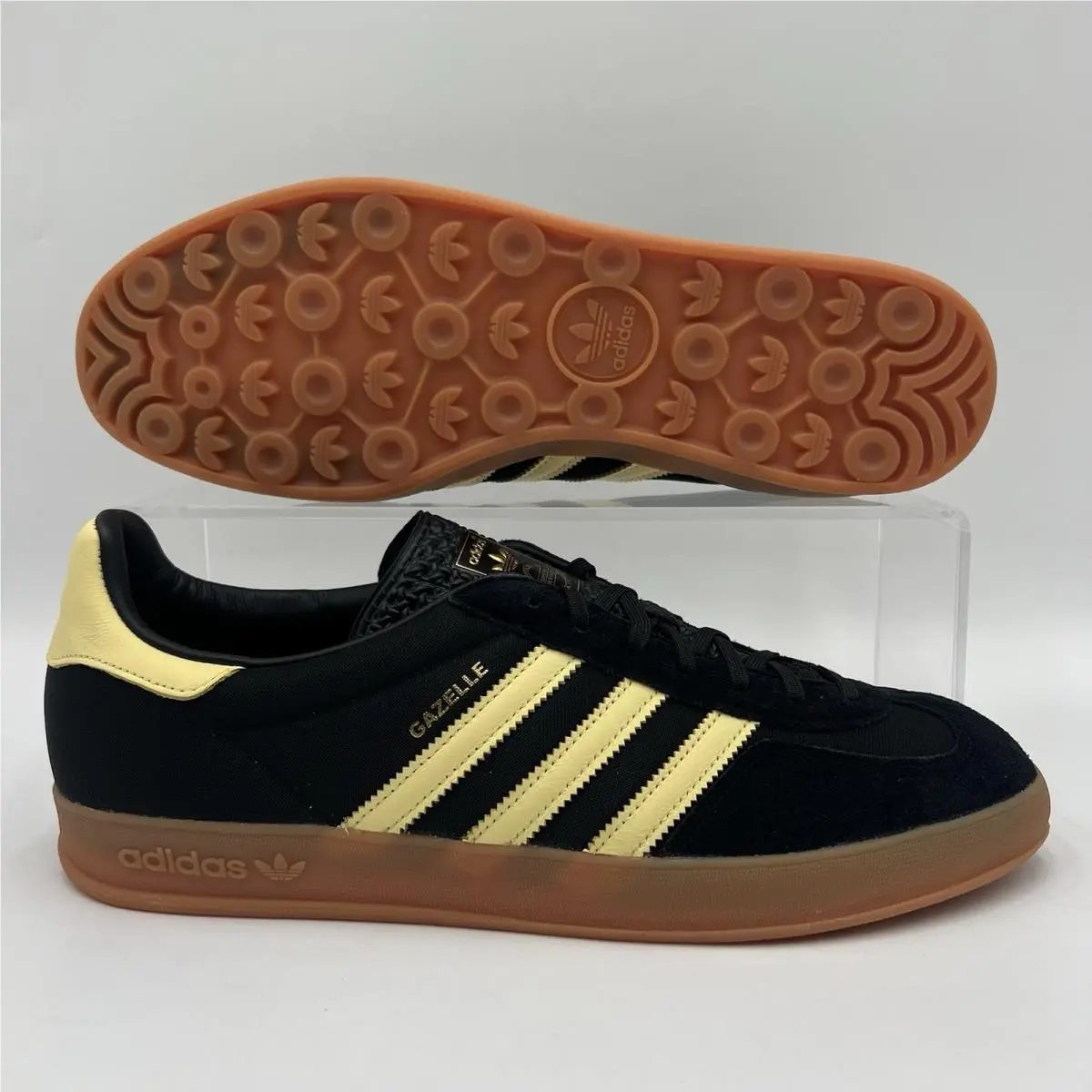 Adidas Gazelle Indoor Black Almost Yellow Gum Size 11 IG4999