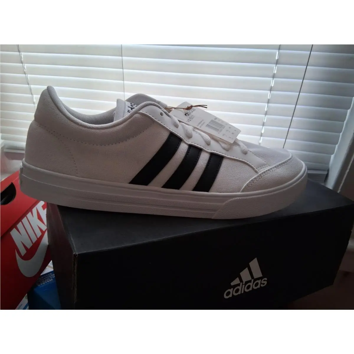 Adidas shoes - adidas VS Set - Set - White and Black 3