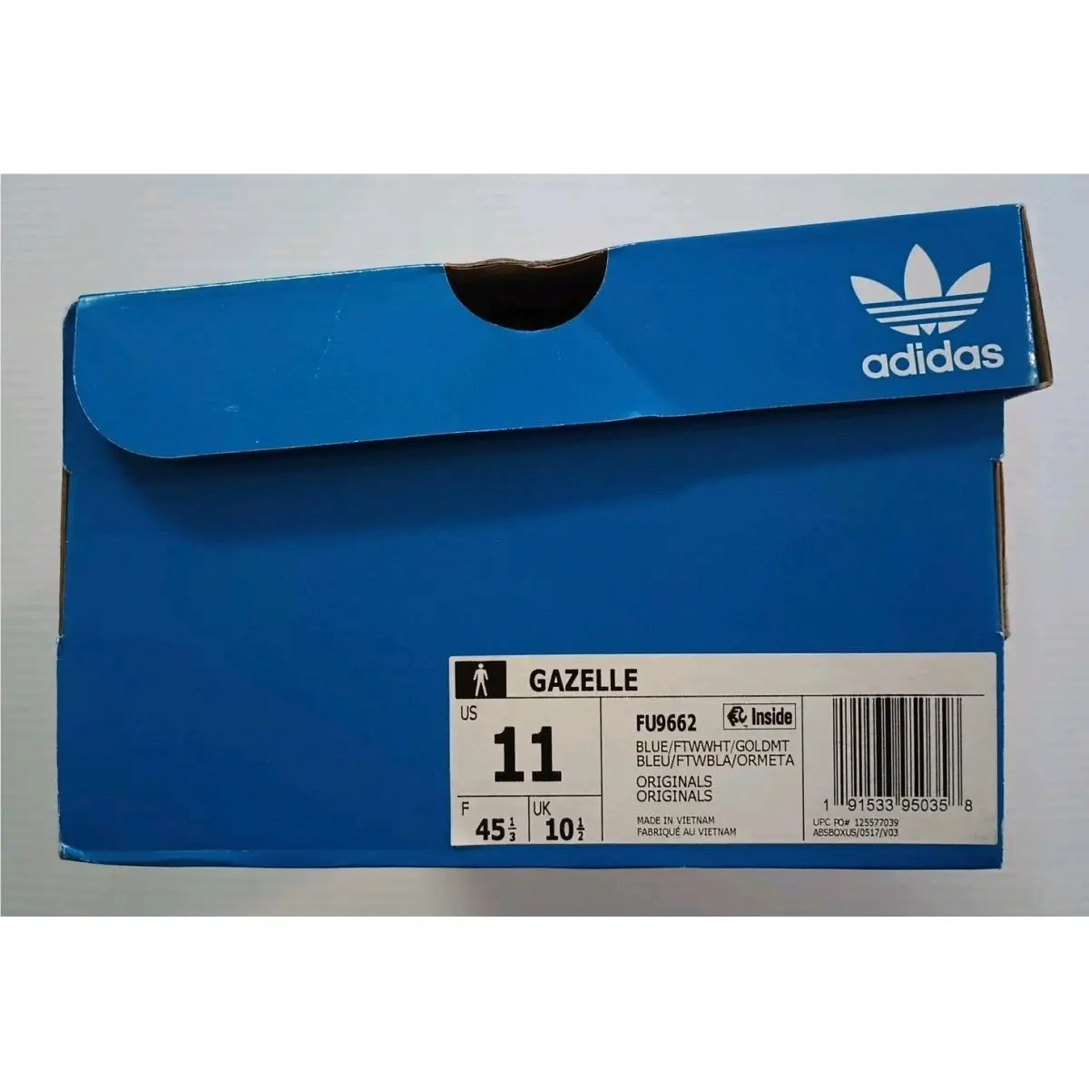 Adidas shoes - adidas Gazelle - Gazelle - FU9662 - Blue 0