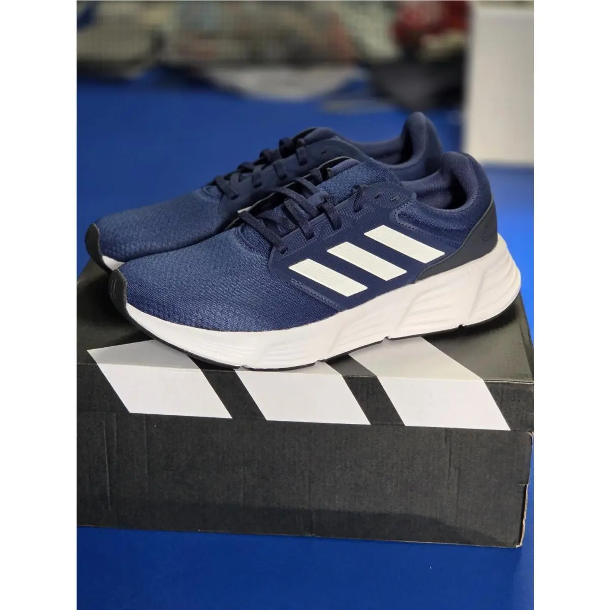 New-adidas Galaxy 6 Tech- Indigo Navy/white-running Sneakers-size 9.5M/11W