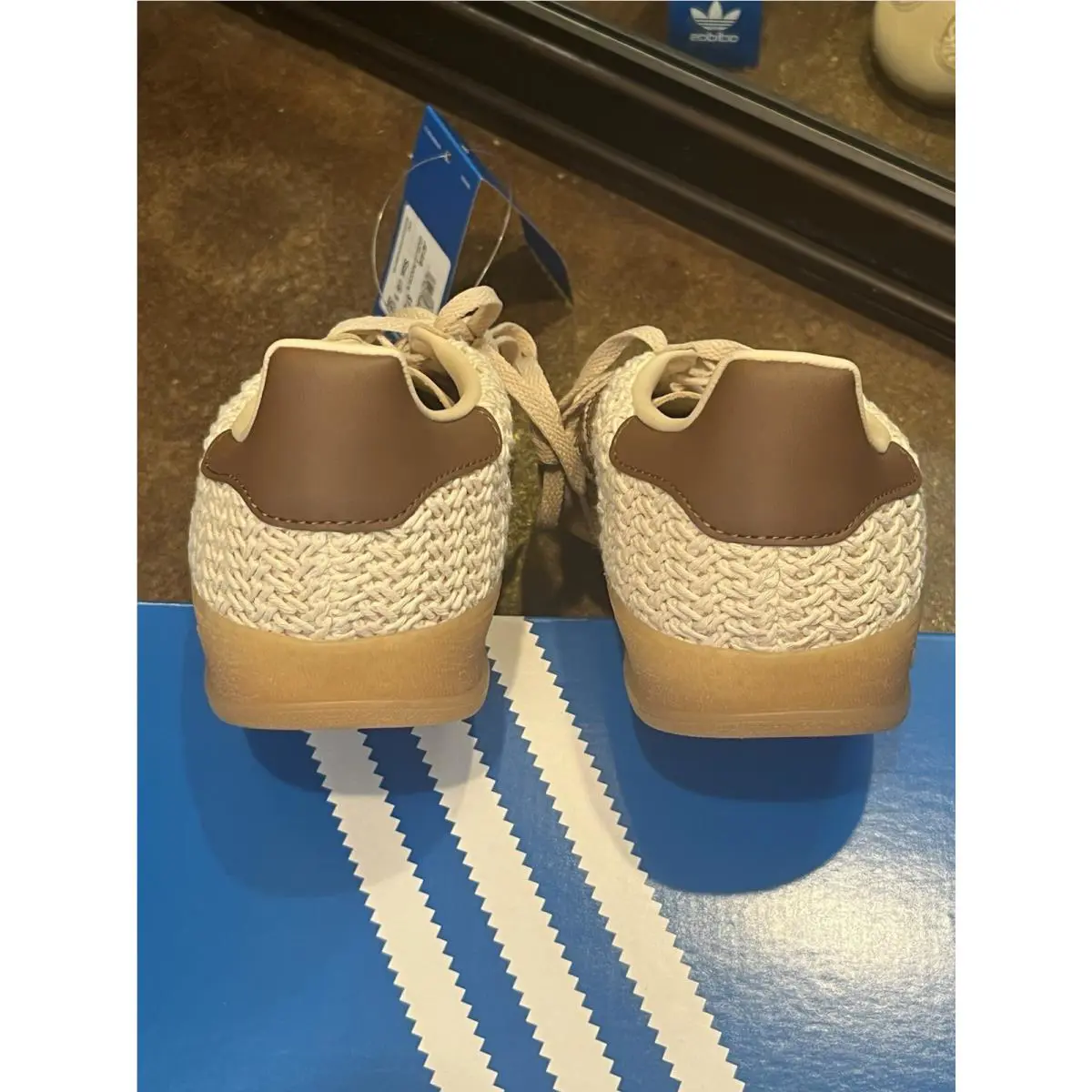 Adidas shoes - adidas Gazelle - Gazelle - JS1418 - Sand Strata/Preloved Brown/Gum 12