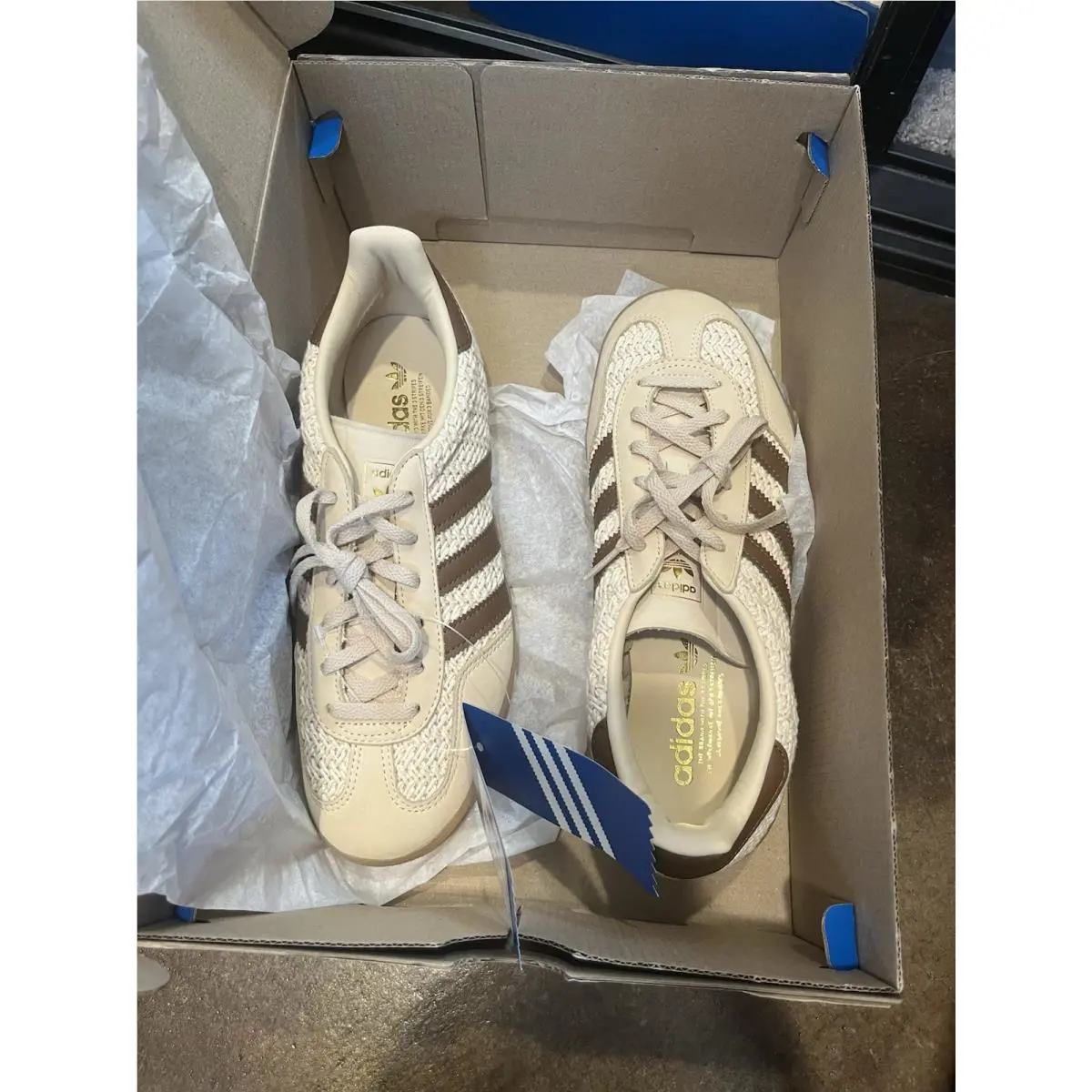 Adidas shoes - adidas Gazelle - Gazelle - JS1418 - Sand Strata/Preloved Brown/Gum 5
