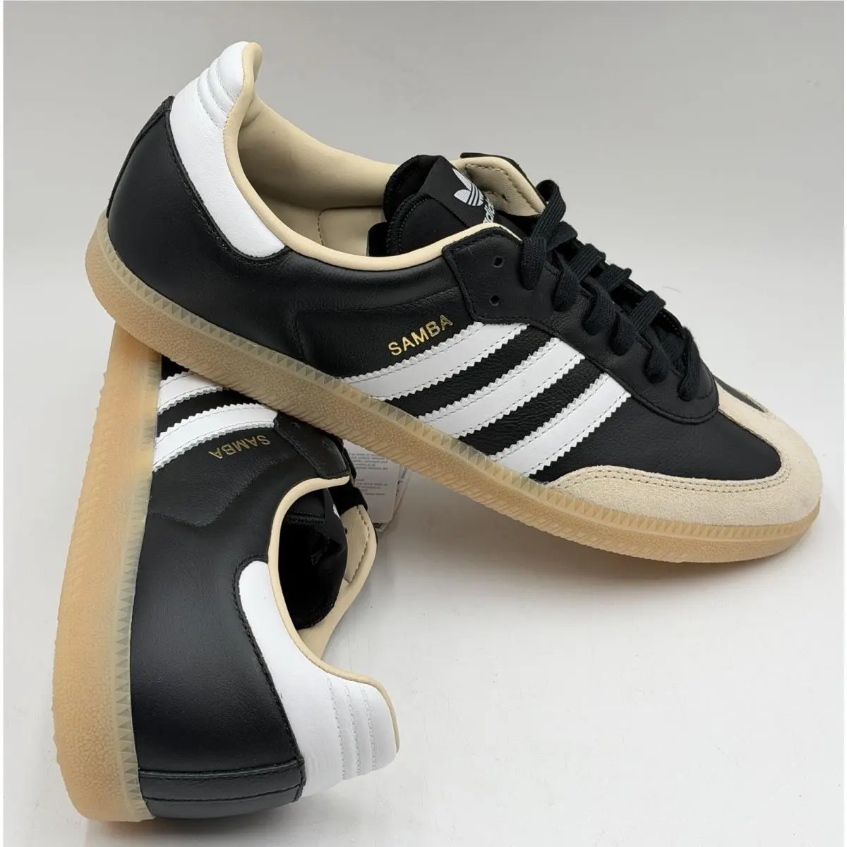 Adidas shoes - adidas samba originals - samba originals - black white gum 5