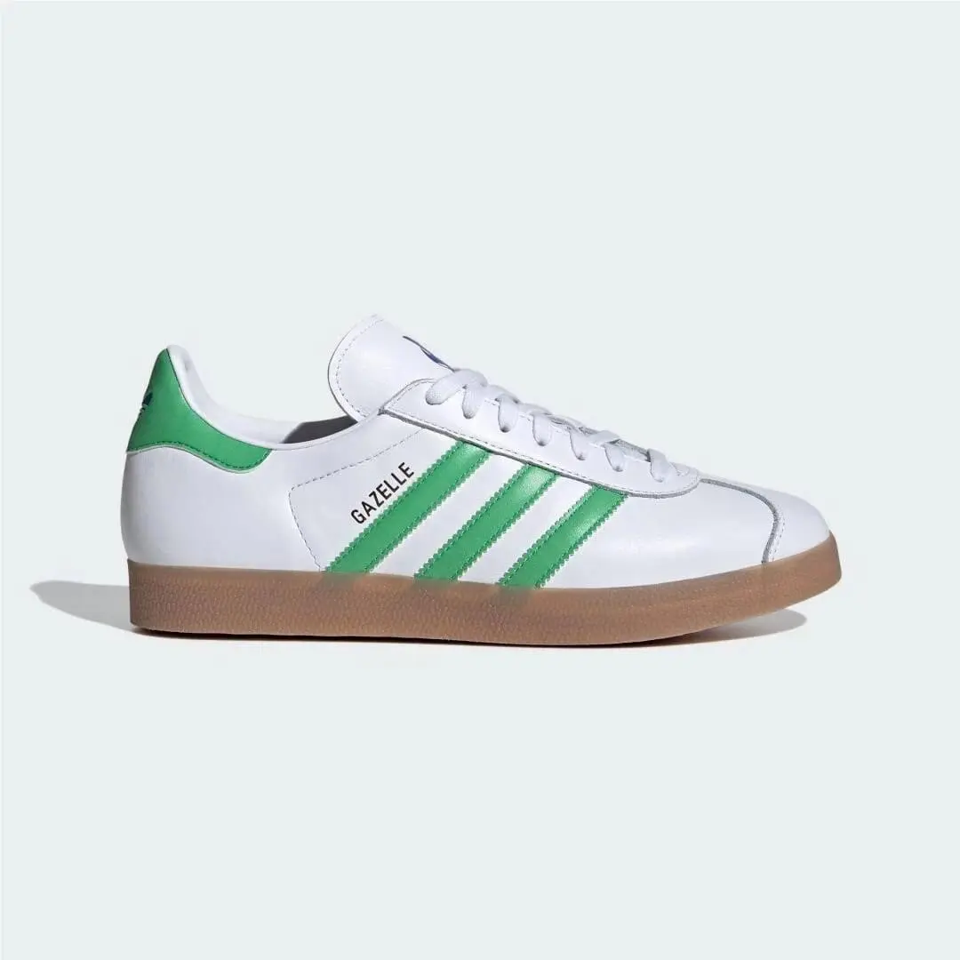 Adidas Gazelle White/green IG6434 Men`s Size 12