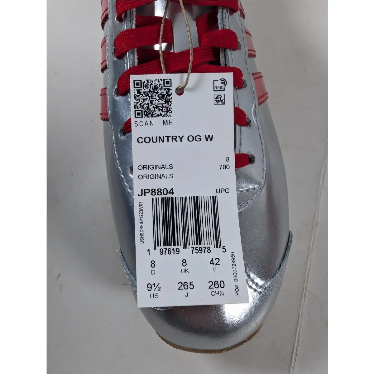 Adidas shoes - Country OG - Country - Silver Red (UPC: 197619759785) 4