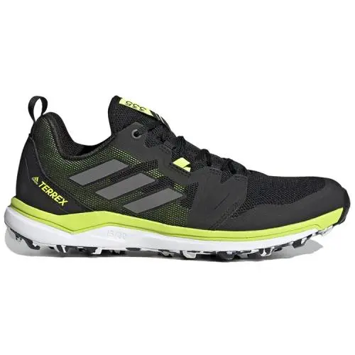 Adidas Terrex Agravic Black/grey/solar Yellow Size 7 M - Black/Grey/Solar Yellow