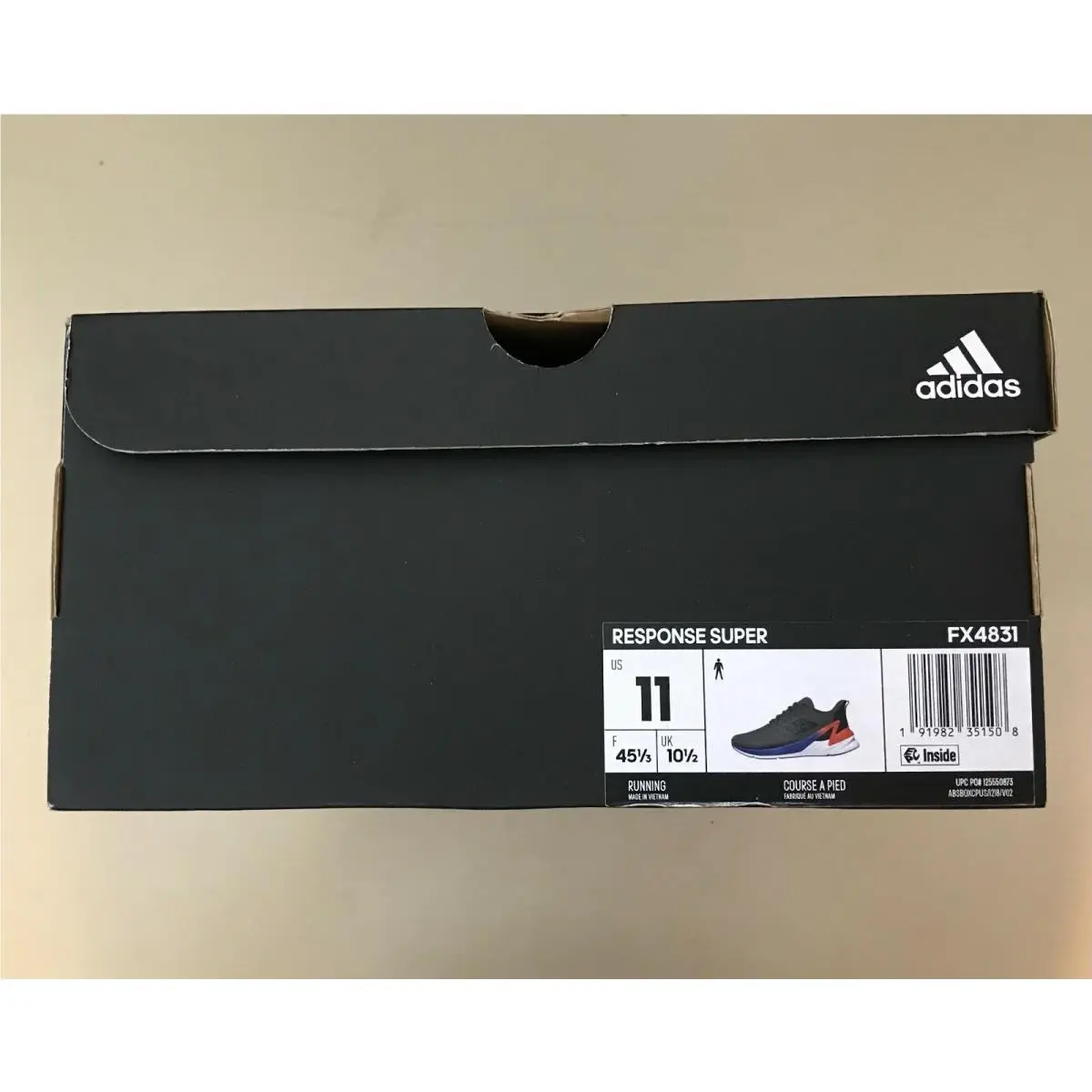 Adidas shoes - adidas Response Super BOOST - Response Super BOOST - FX4831 - Gray, Manufacturer: Grey (UPC: 191982351508) 10