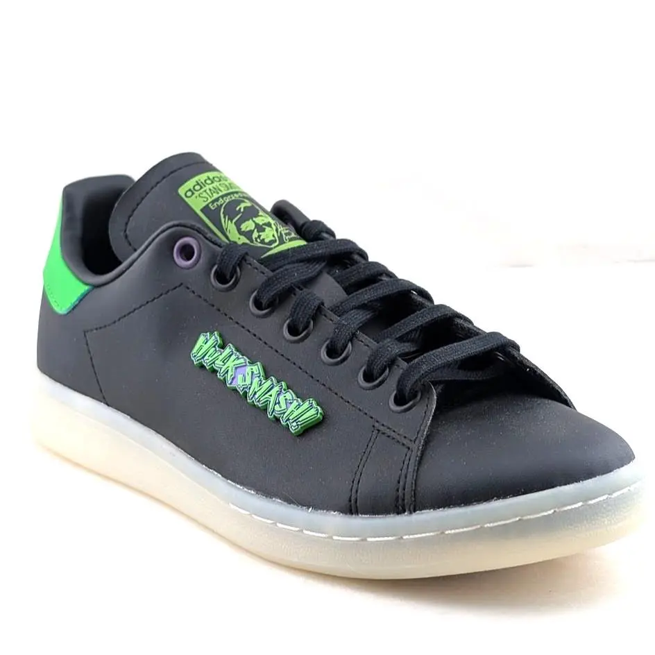 Adidas Stan Smith x Disney Marvel Hulk Smash Kids Sz 5.5Y Green Black Shoes