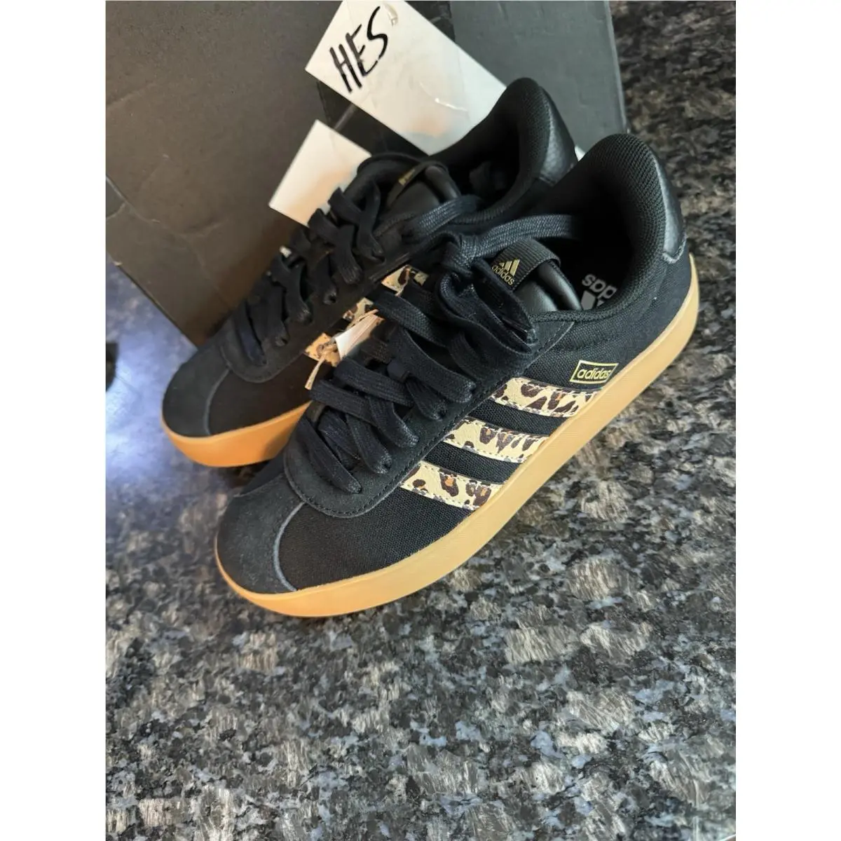 Adidas shoes - adidas Vl Court 3.0 Cheetah Lave Up - JP5355 - Black 0