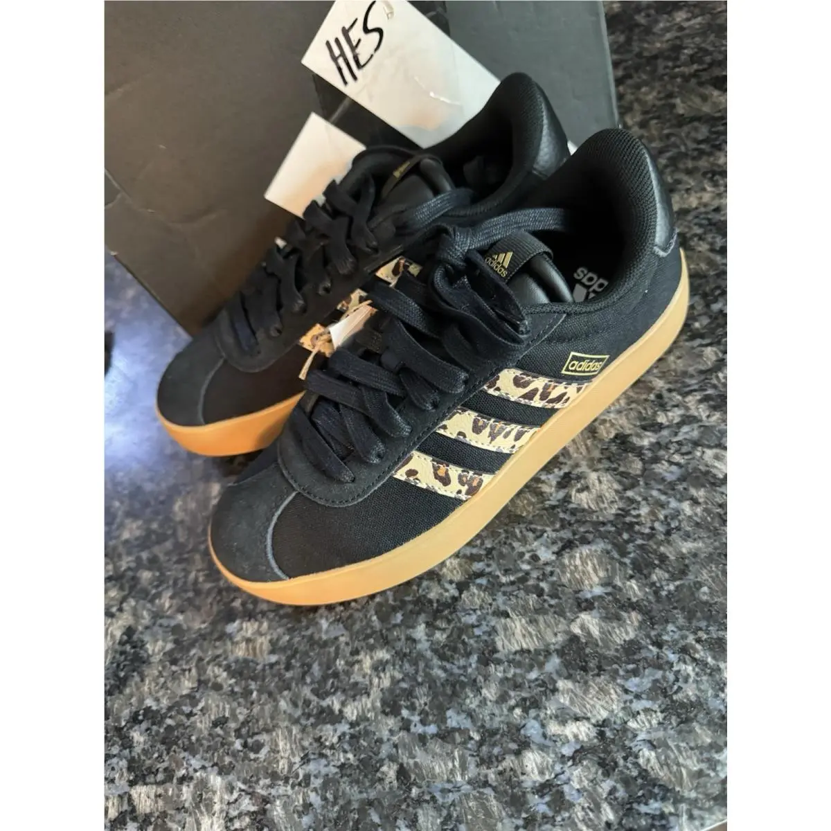 Adidas shoes - adidas Vl Court 3.0 Cheetah Lave Up - JP5355 - Black 1