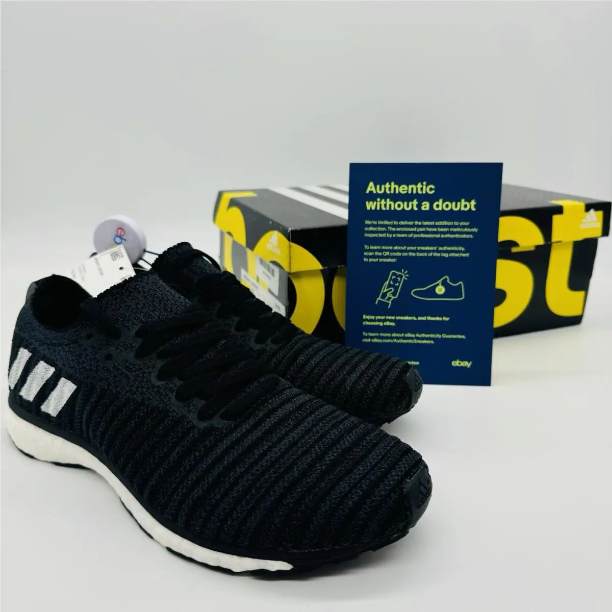 Adidas Adizero Prime `core Black` B37401 Running Shoes Unisex Size 5