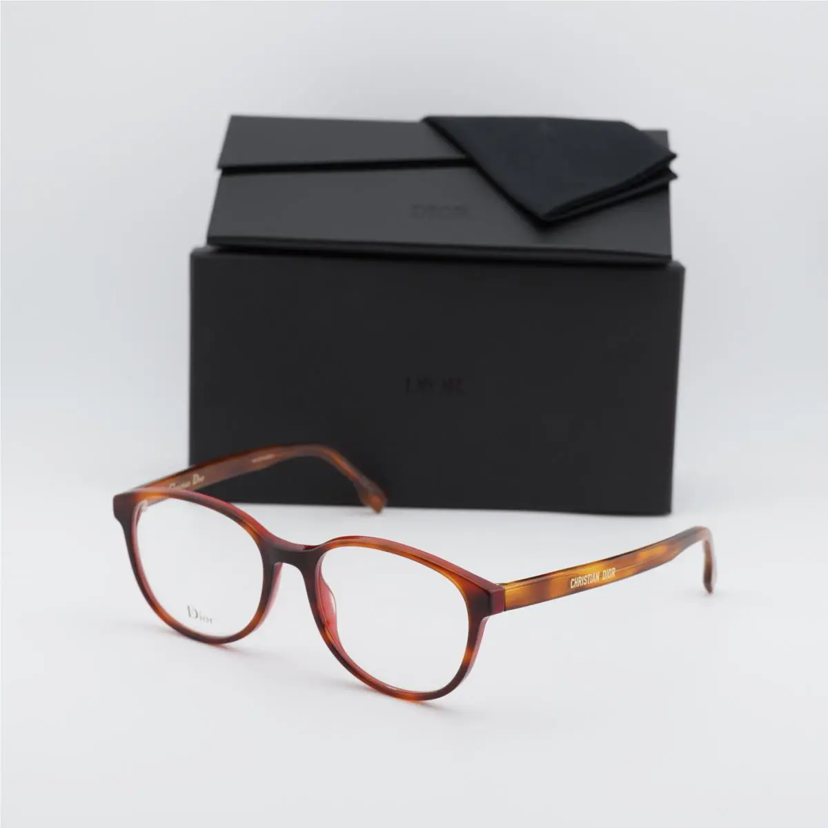Dior DIORETOILE1 065T 00 Havana Burgundy 53mm Eyeglasses