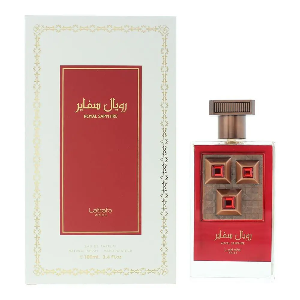 Lattafa Perfumes Royal Sapphire For Unisex Eau de Parfum Spray 3.4 Ounce