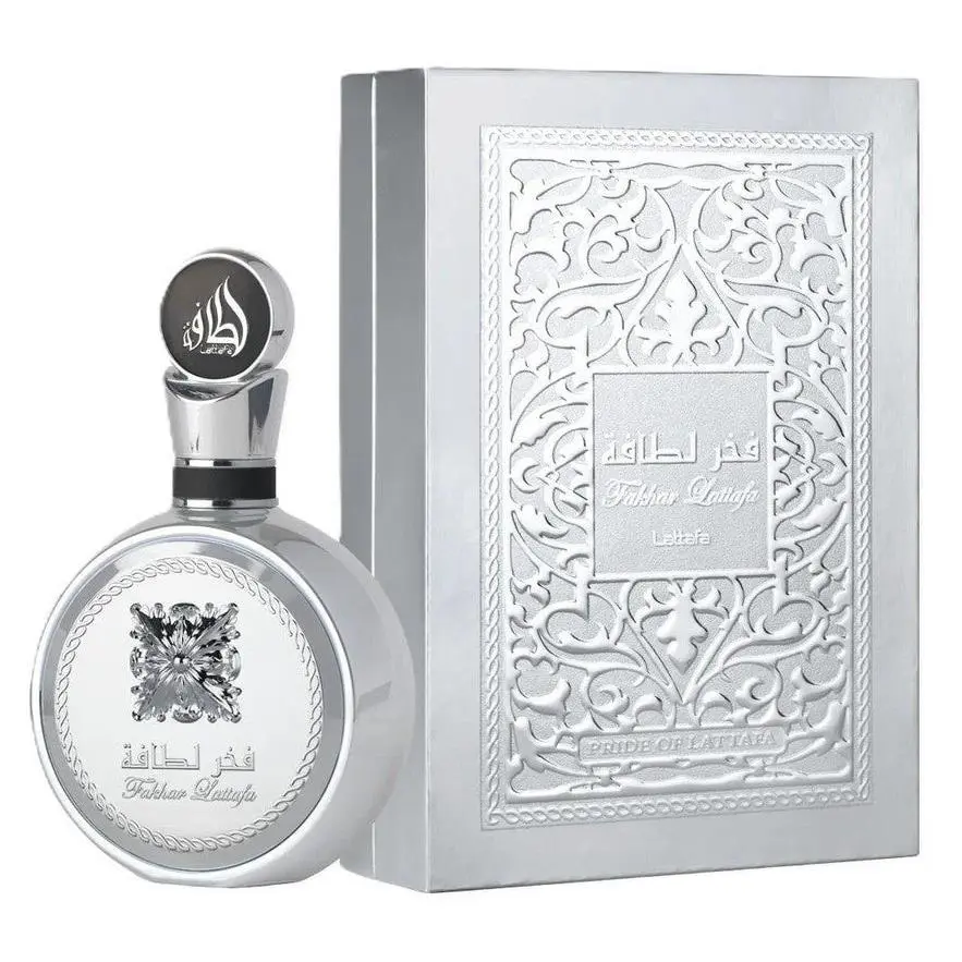 Lattafa Fakhar Platin 3.4 oz Eau de Parfum Spray For Unisex