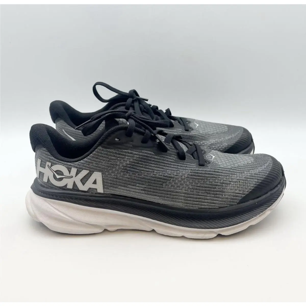 Hoka shoes - Clifton 9 - Clifton - 1131170 BWHT - Black (UPC: 196565185181) 0