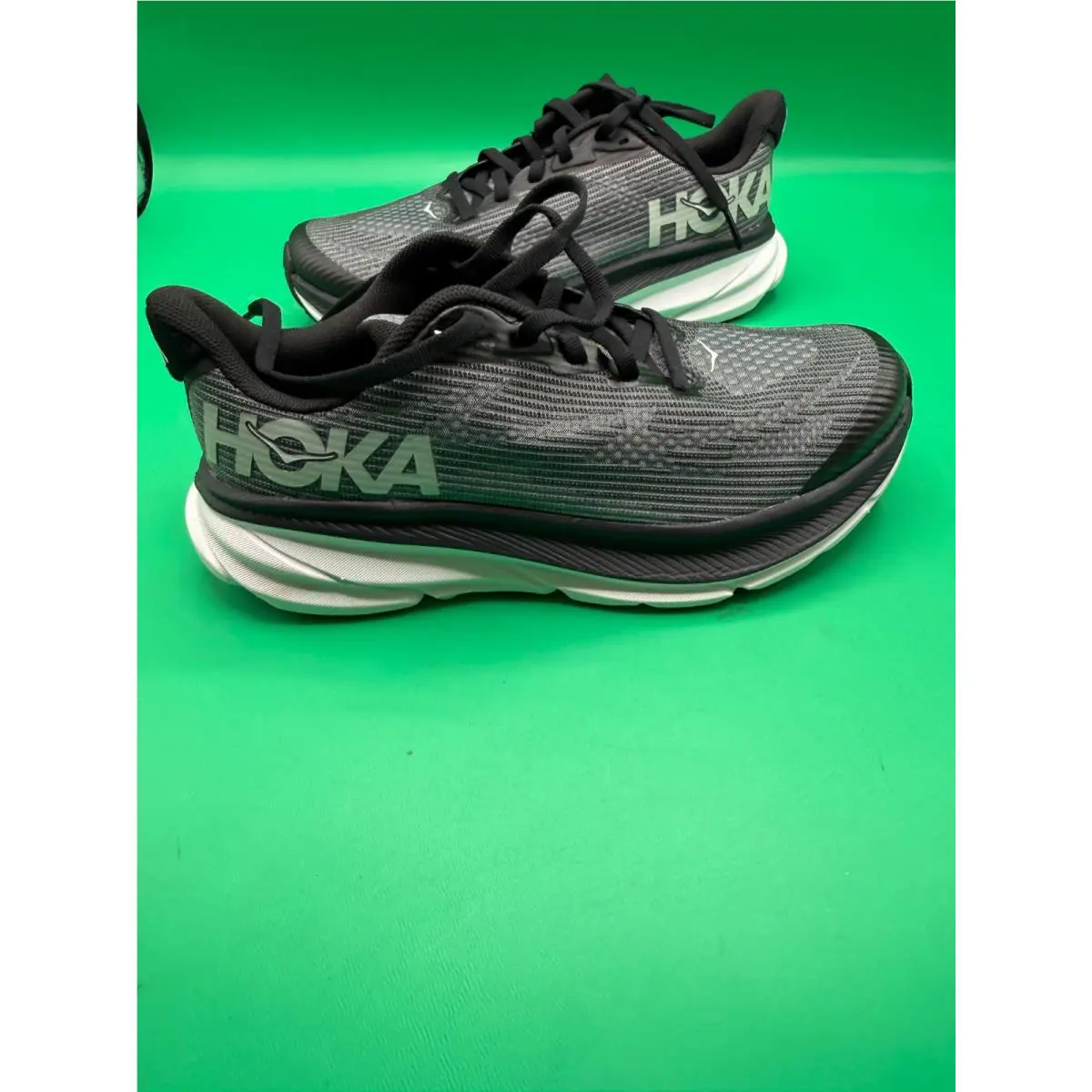 Hoka shoes - Clifton 9 - Clifton - 1131170 BWHT - Black (UPC: 196565185242) 1