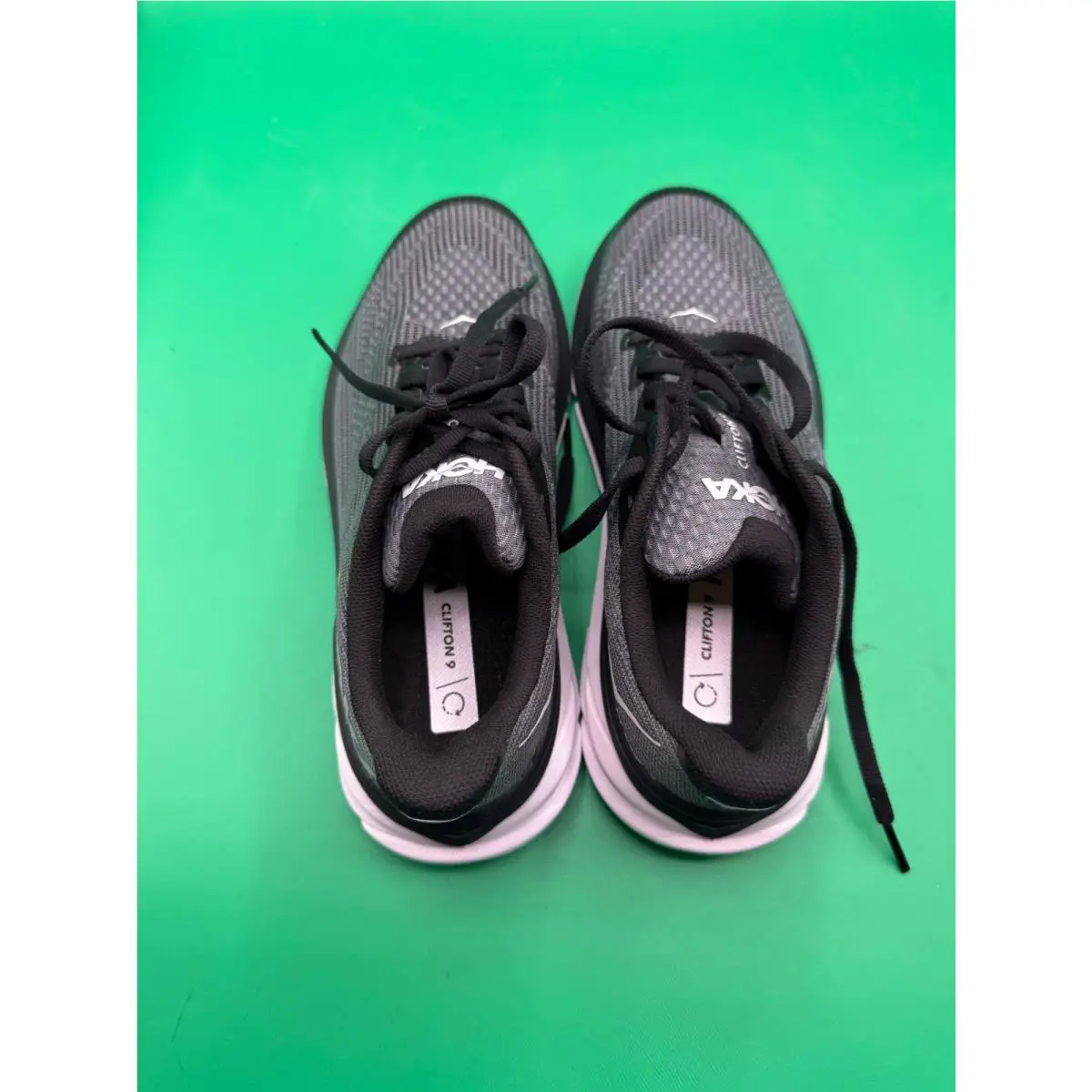 Hoka shoes - Clifton 9 - Clifton - 1131170 BWHT - Black (UPC: 196565185242) 7