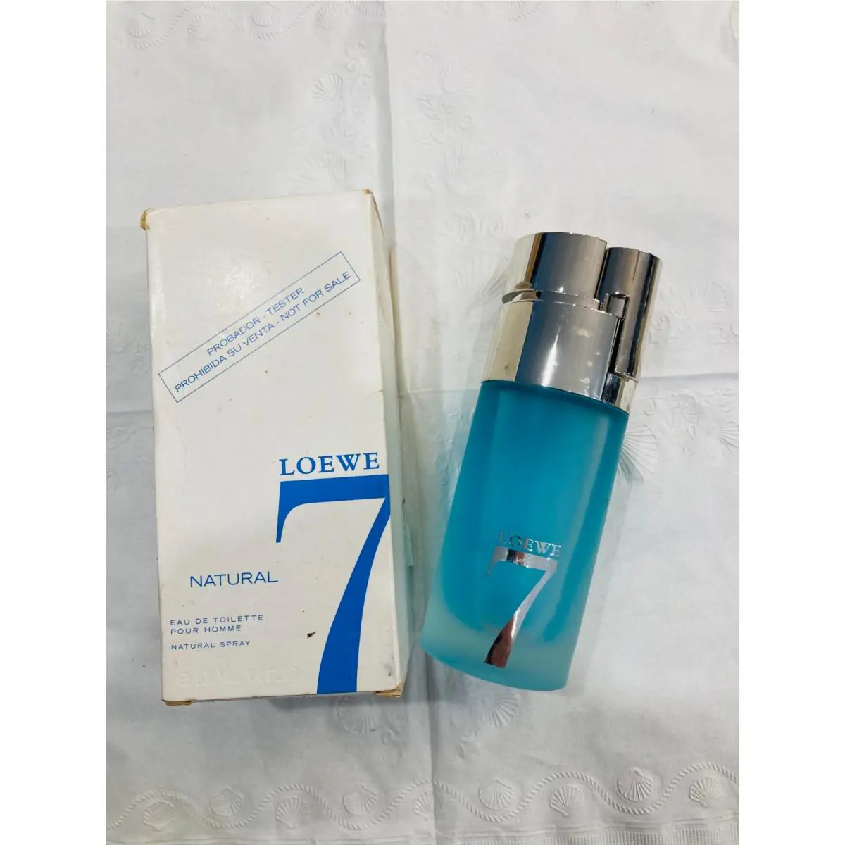 Vintage Rare Loewe 7 Natural Cologne Spray For Men Citrus Woody 3.4 oz 100ML