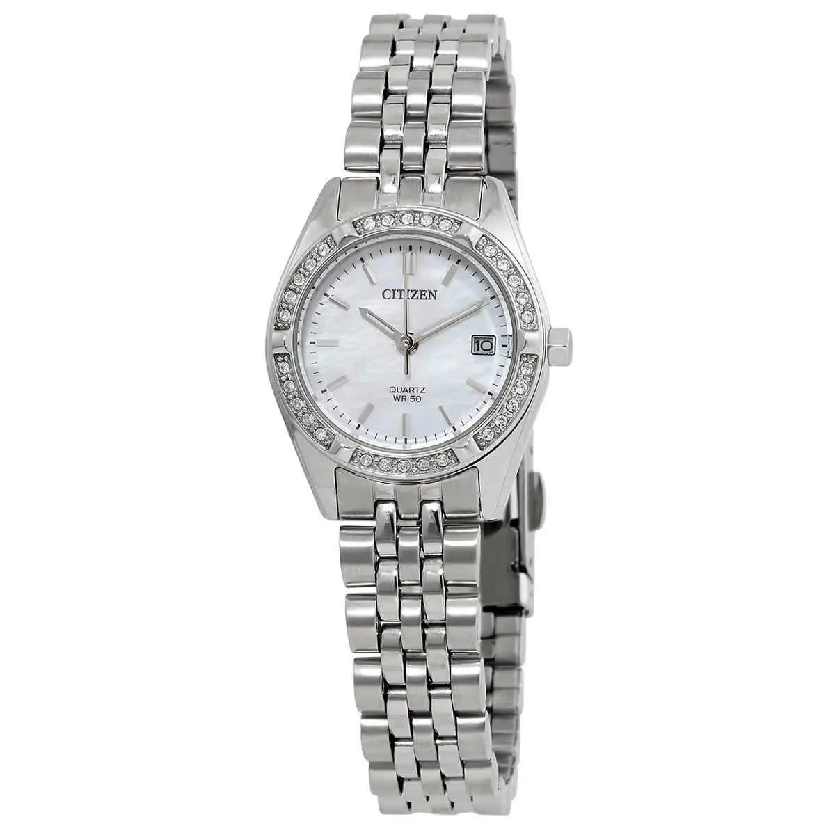 Quartz Crystal Mop Dial Ladies Watch EU6060-55D by Citizen