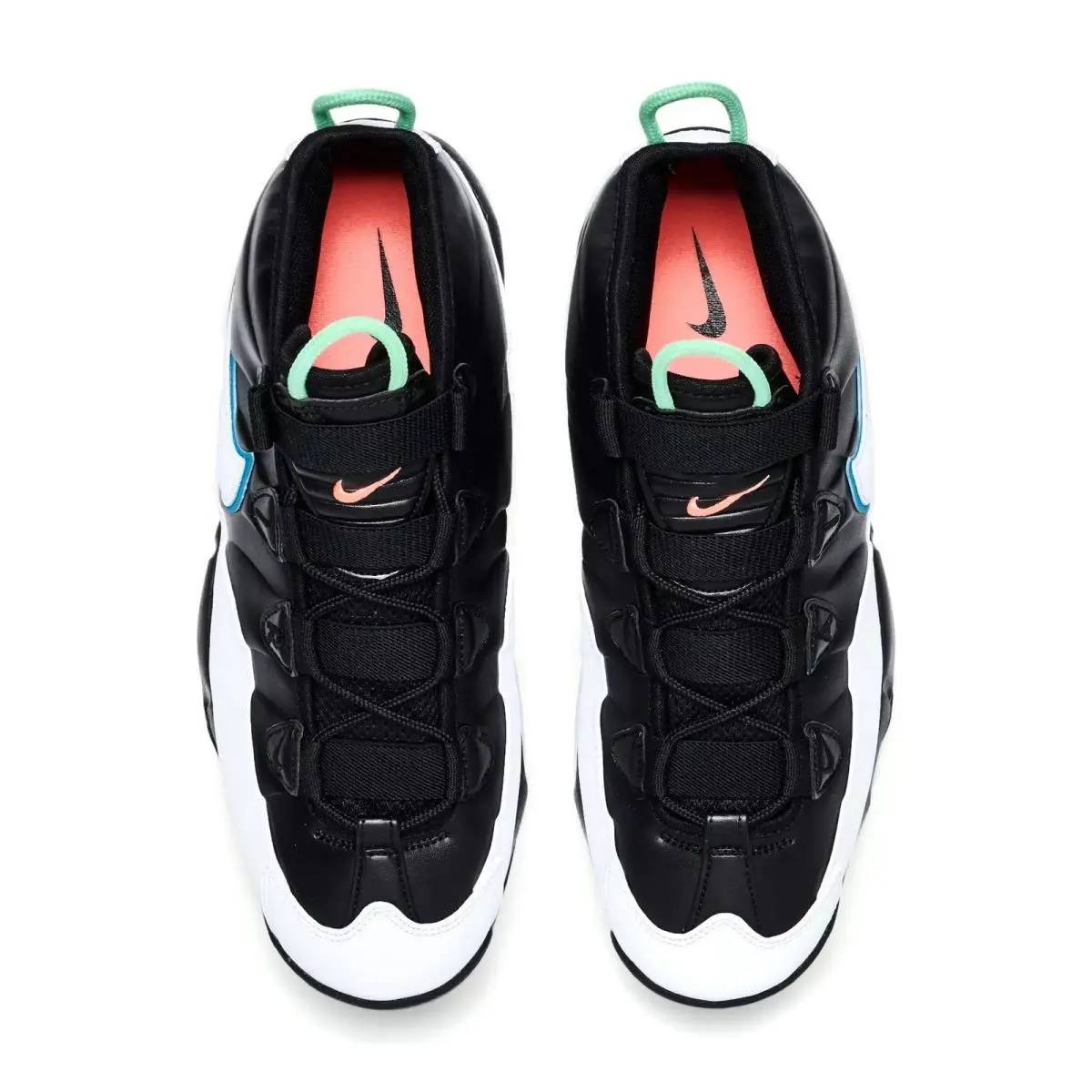 Nike shoes - Nike Air Max Uptempo - Air Max Uptempo - Black, Maufacturer: Black/White/Orion Blue/Crimson Pulse/Green Glow 5