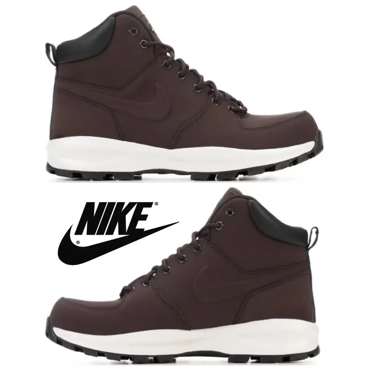 Nike Manoa Leather SE Boots Men`s Sneaker Comfort Casual Waterproof Winter Shoes - Brown, Maufacturer: baroque brown