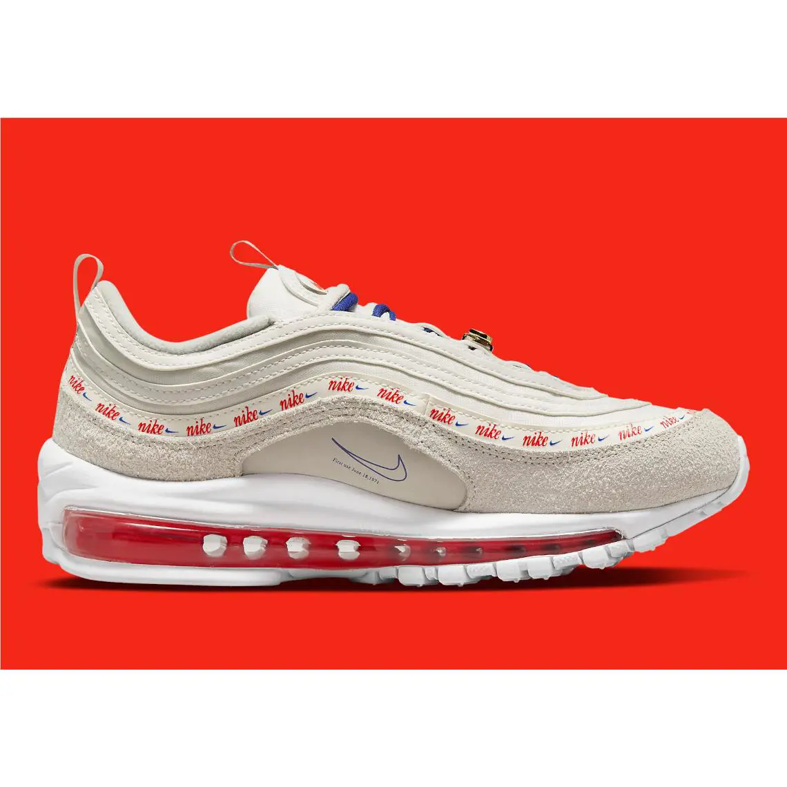 Nike shoes - Light Bone/Deep Royal Blue/White/University Red 1