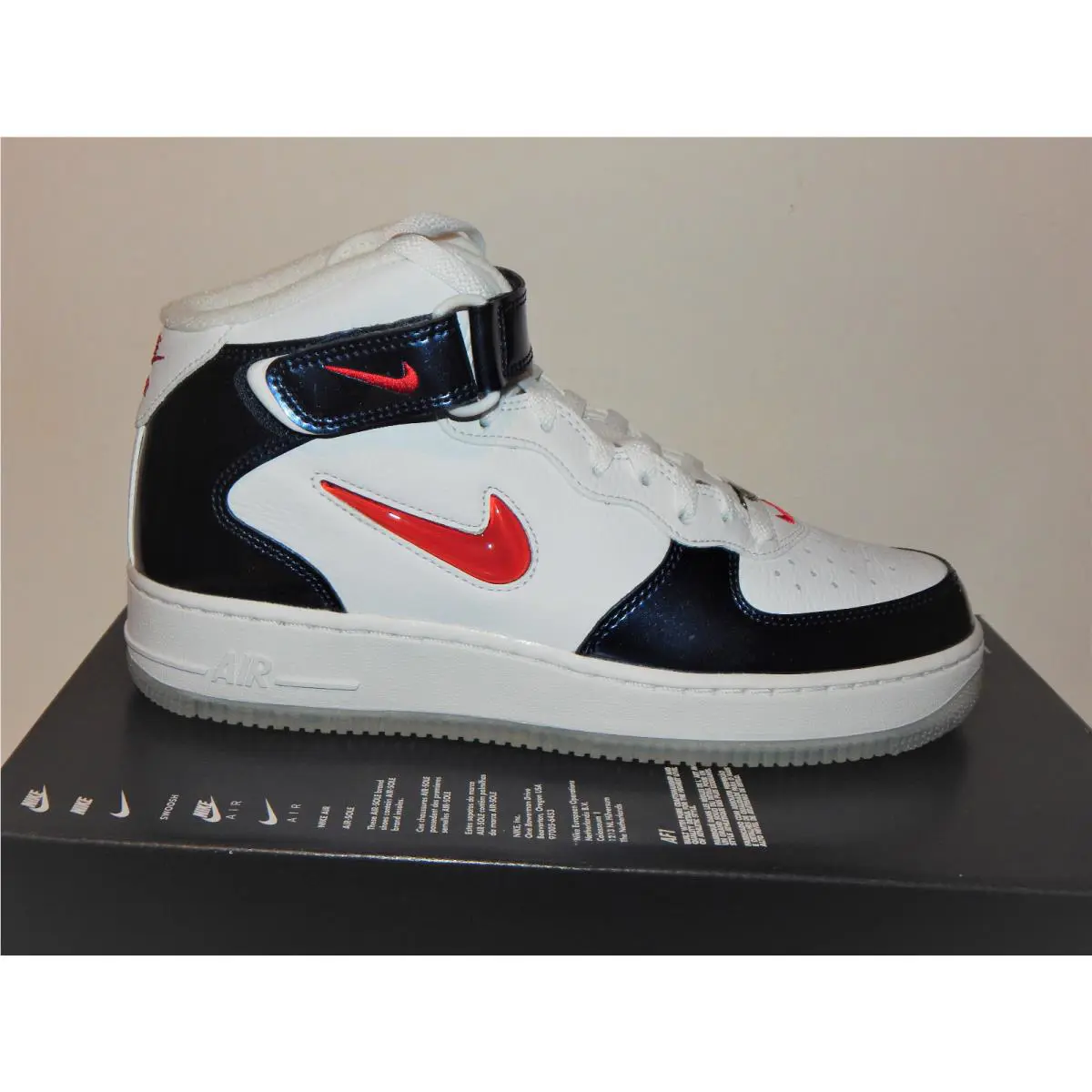 Nike shoes - Air Force 1 Mid QS - DH5623 - White, Red, Blue, s: White / Red / Blue, Manufacturer: 101 1
