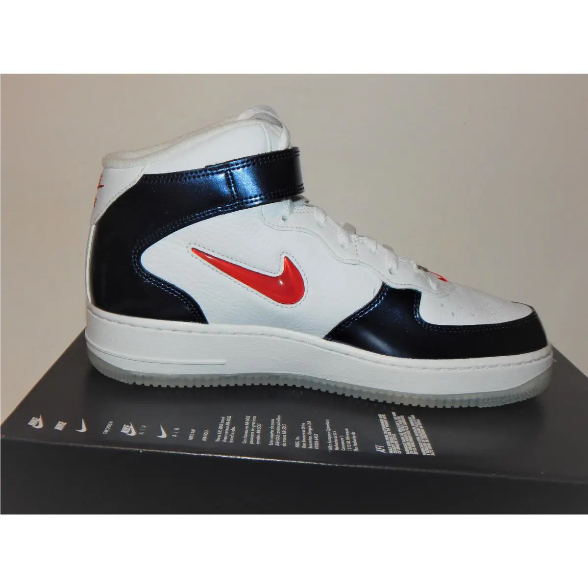 Nike shoes - Air Force 1 Mid QS - DH5623 - White, Red, Blue, s: White / Red / Blue, Manufacturer: 101 4