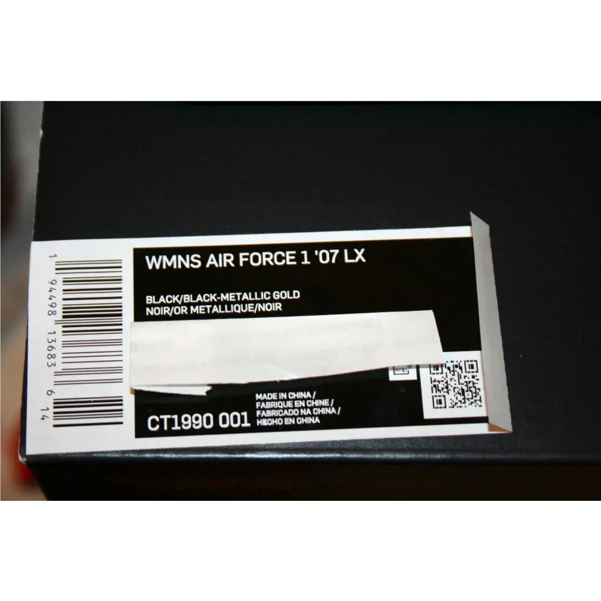 Nike shoes - Nike Air Force 1 `07 LX - CT1990-001 - Black 8