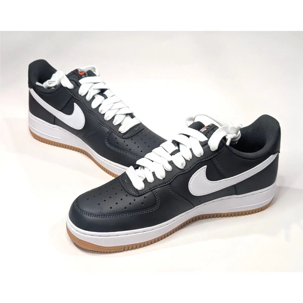 Nike shoes - Nike Air Force 1 `07 LV8 - II7630-001 - Anthracite/White/Gum 9