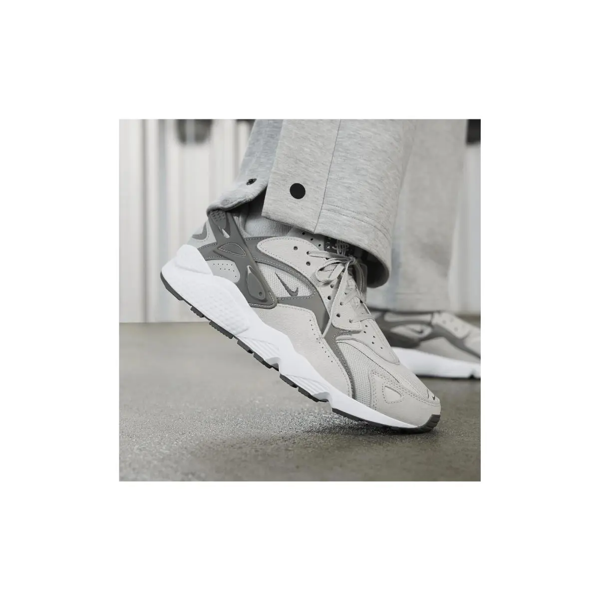 Nike shoes - Nike Air Huarache - Air Huarache - DZ3306-004 - Lt Iron Ore/Iron Grey-White-Flat Pewter 4