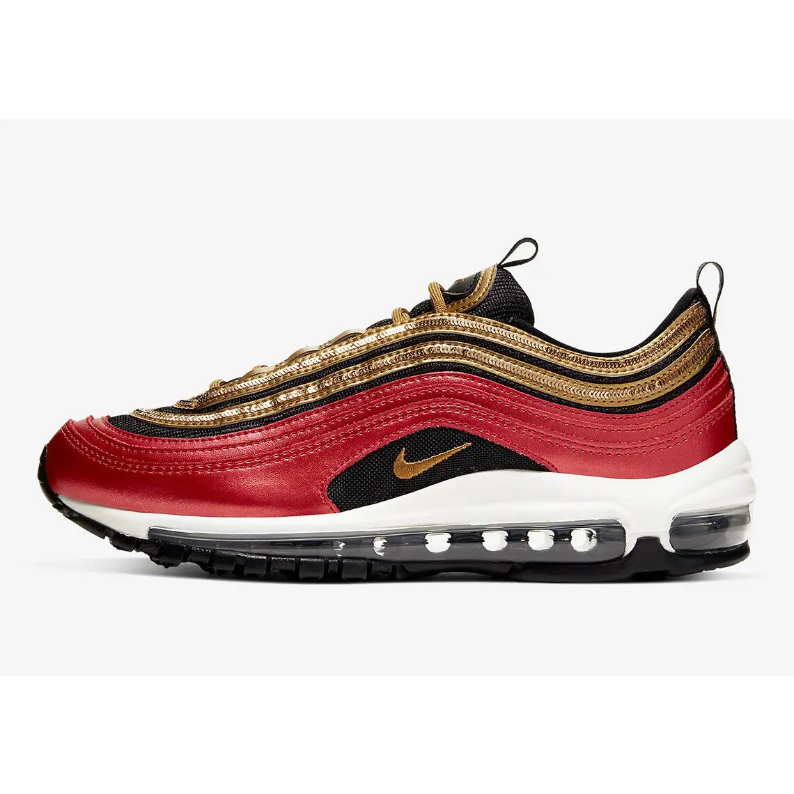Nike shoes - University Red, Metallic Gold 0