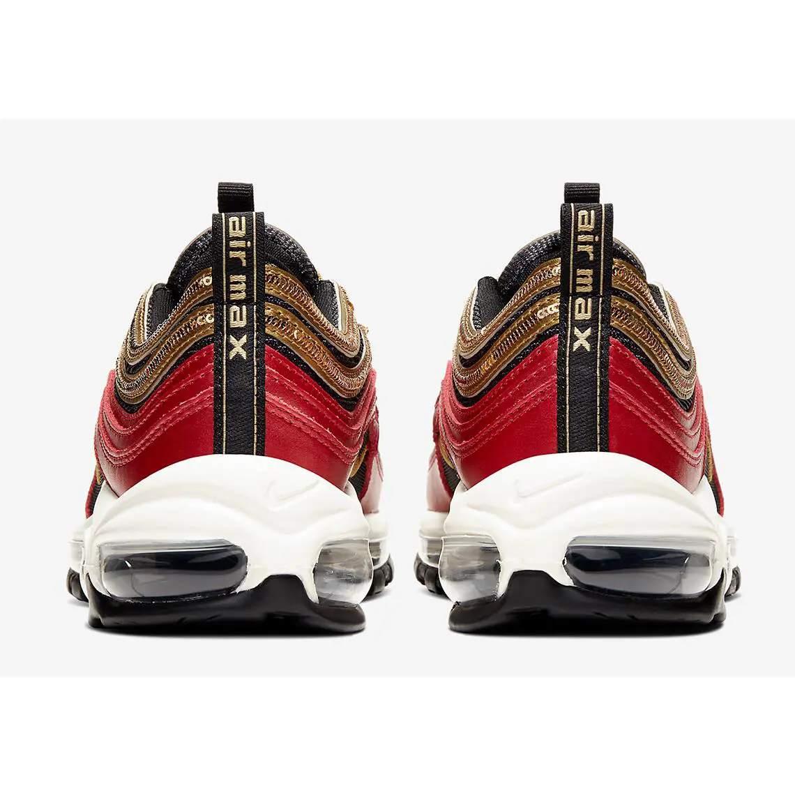 Nike shoes - University Red, Metallic Gold 3