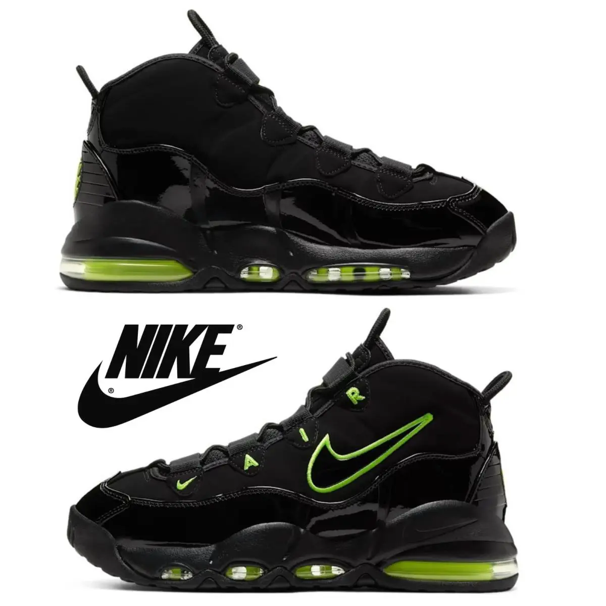 Nike shoes - Nike Air Max Uptempo - Air Max Uptempo - Black, Maufacturer: Black/Volt 27