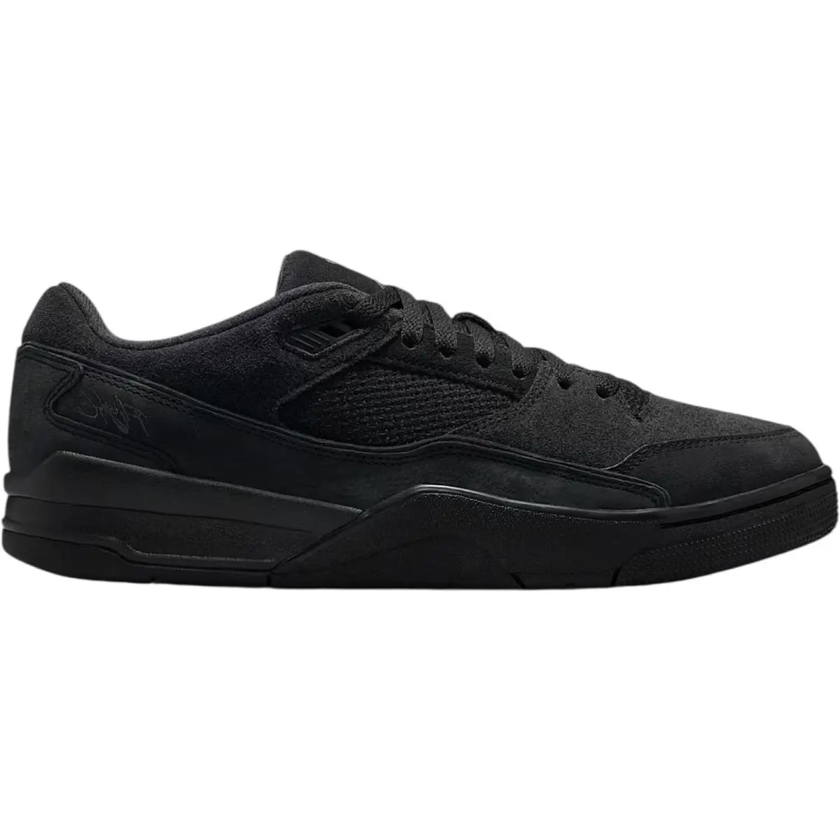Nike Air Jordan Flight Court Men Sneaker Shoe Triple Black Size 7-14 HF3255-010 - Black/Anthracite
