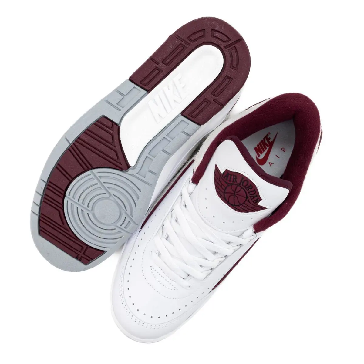 Nike shoes - Air Jordan 2 - Air - DV9956-103 - White, Manufacturer: White/Cherrywood Red 0