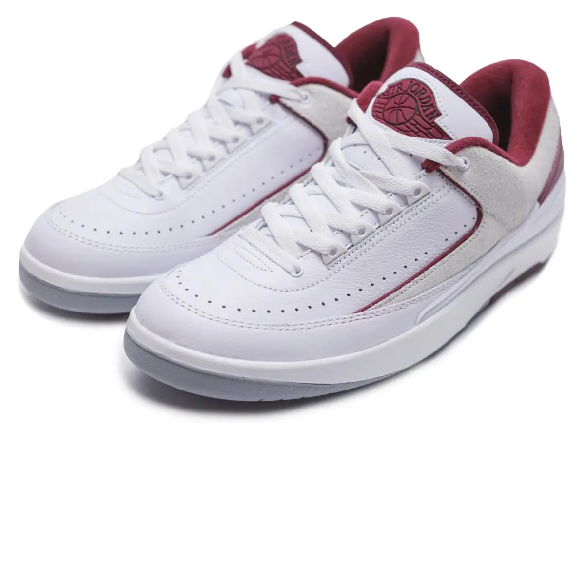 Nike shoes - Air Jordan 2 - Air - DV9956-103 - White, Manufacturer: White/Cherrywood Red 3
