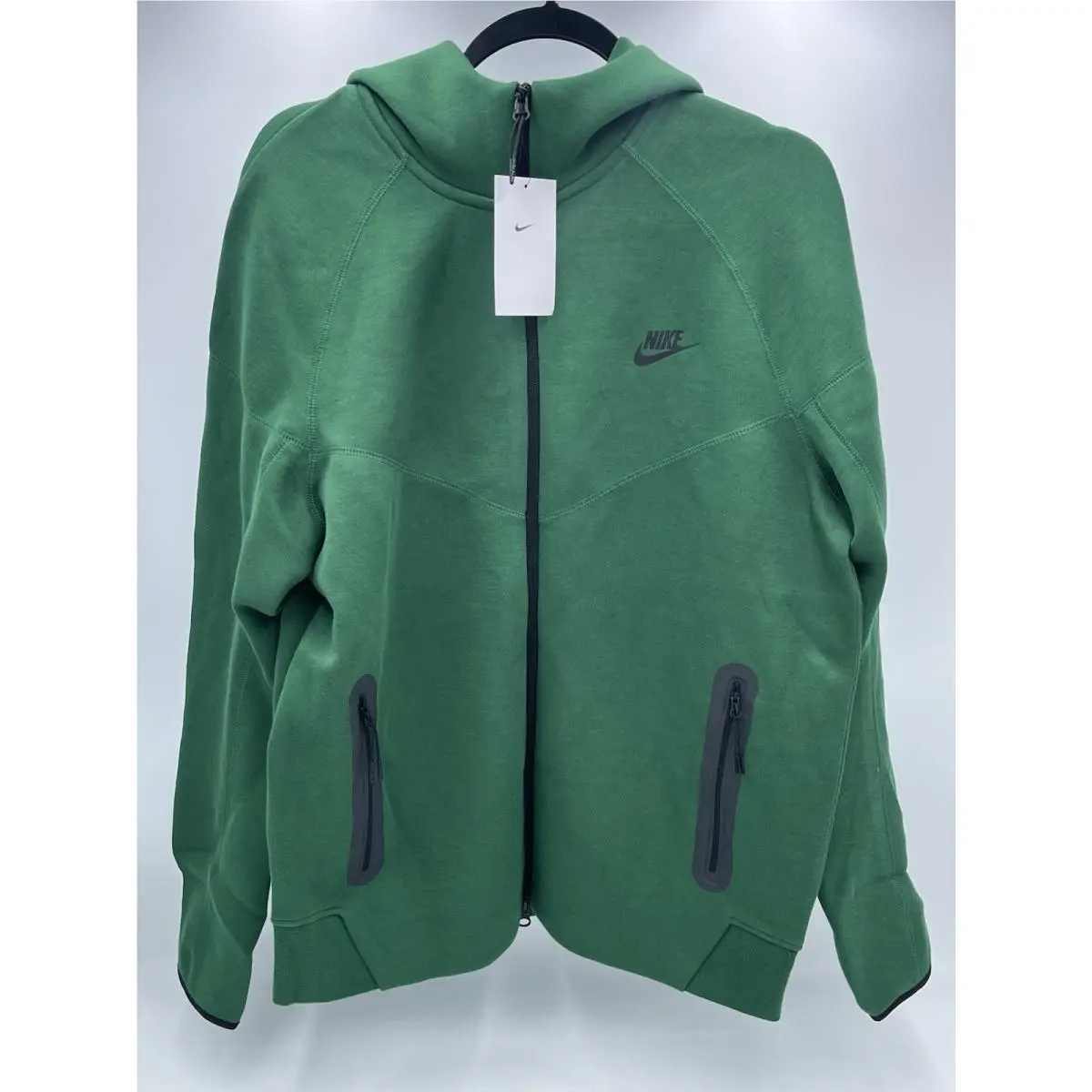 Tech Men’s Fleece Windrunner Full-zip Hoodie Gorge Green Size XL FQ1883-341 by Nike